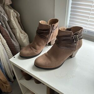 Brown booties